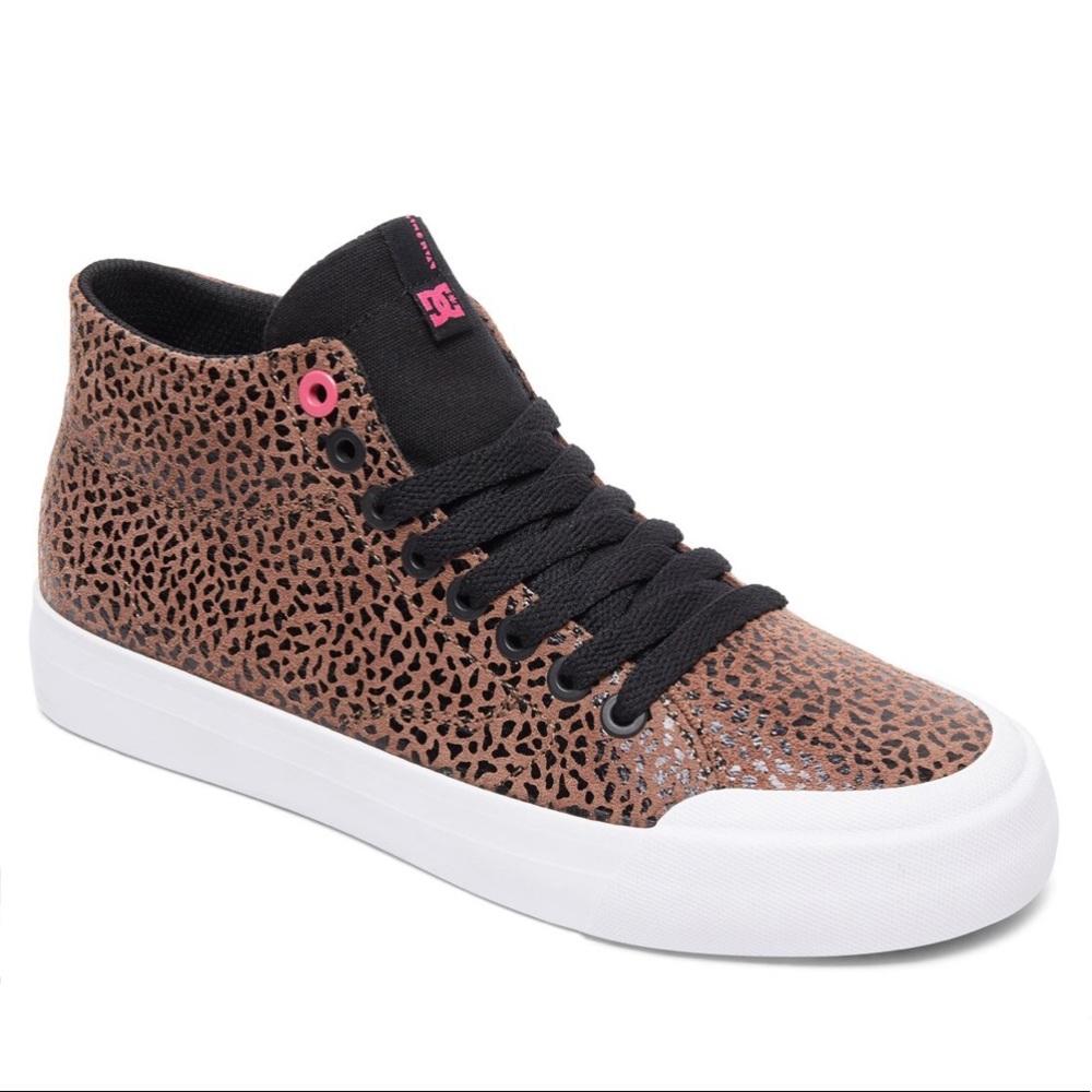 cheetah print skate sneakers